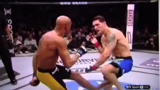 Anderson Silva Broken Leg (SLOW MOTION) *Dec. 29th, 2013*