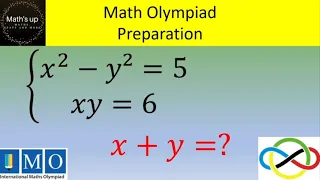 Math Olympiad Preparation: find the sum of this two real numbers