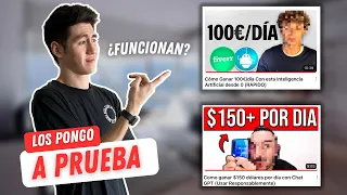 Seguí los consejos de estos Youtubers para hacer dinero con Chat GPT (Experimento)