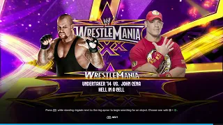 WWE 2K24 - Undertaker vs John Cena | Hell in a Cell Match!"