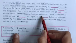 IELTS Reading tips | 6july2023 ielts reading future of world language answers | ielts reading tips