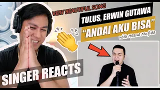 Andai Aku Bisa - Erwin Gutawa Orchestra, Tulus, Hasna Mufida (Remembering Chrisye) | SINGER REACTION