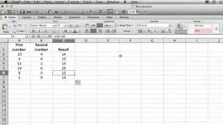 Adding & Subtracting Vertical Columns in Excel : MS Excel Tips