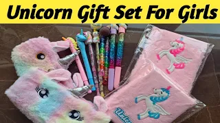 Unicorn Stationary Gift Set for Girls|| Amazon Shopping Haul ||unicorn stationery shopping