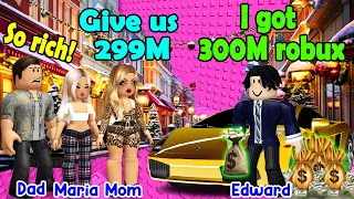 💰 TEXT TO SPEECH 💸 I Got 300M Robux After My Parents Kick Me Out Of The House 💎 Roblox Story