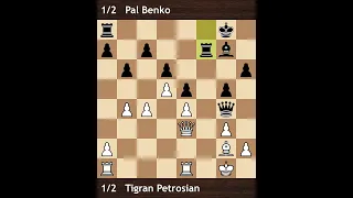 Petrosian vs Benko | Candidates 1959 | Round 6