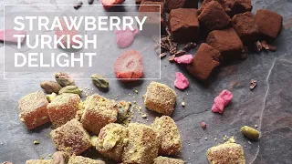 HOW TO MAKE FRESH Strawberry Turkish Delight! | Chronicles of Narnia