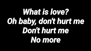 Haddaway  What Is Love Slowed Audio with lyrics