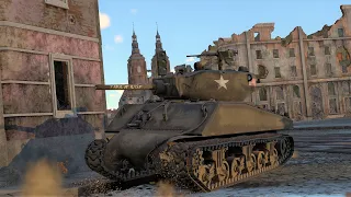 War Thunder: USA - M4A3E2 Gameplay [1440p 60FPS]