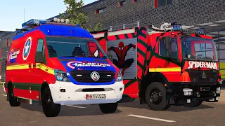 Marvel's Emergency Call 112 - Regenburg Fire Chief, Ambulances First Responding! 4K