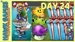 Plants vs Zombies 2 Holiday Mashup World Day 24 Easy (Special Delivery)