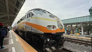 Taking A Trip On SunRail Commuter Train Through Central Florida