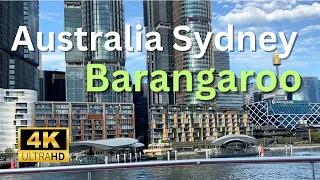 【4K Walk】Walking around Barangaroo in Sydney Australia 2023