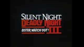 Silent Night,Deadly Night 3:Better Watch Out (1989) movie review/RANT.