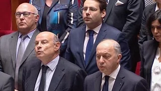 French Parliament sings La Marseillaise in tribute to Paris victims
