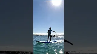 Surfer Girl | Learning to Surf in Waikiki | 7 Year Old #shorts