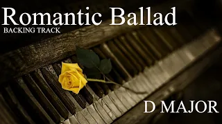 Emotional Pop Rock Piano in D Backing Track - Romantic Ballad