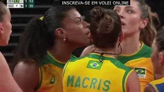 Brasil 3 x 1 Rússia Vôlei Feminino Jogo Eletrizante Olimpíadas Tóquio 04/08/2021