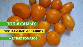 ТОП 8 Самые урожайные ЖЕЛТЫЕ ТОМАТЫ с потрясающим вкусом, ЛУЧШИЕ СЕЗОНЕ