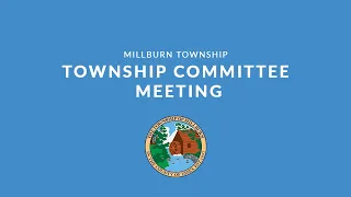 Millburn Township Committee Meeting May 5, 2020