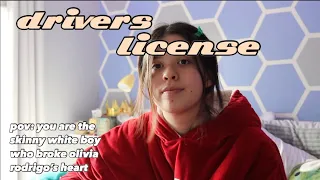 pov: ur the skinny white boy who broke olivia rodrigo's heart (drivers license rewrite cover)