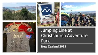 Mountain Bike Jumping line Askins Christchurch Adventure Park