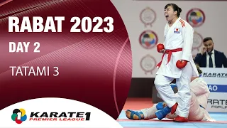 Karate1 RABAT | Day 2 – Tatami 3 | WORLD KARATE FEDERATION