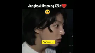 Jungkook is listening Quran Pak and his reaction 😱#viral #btsarmy #bts #viralvideo #shorts #jungkook