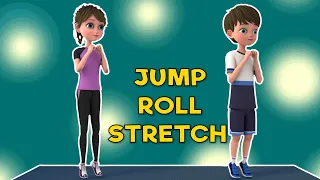 CHILDREN'S GYMNASTICS AT HOME: JUMP, ROLL, STRETCH | Kids Exercise