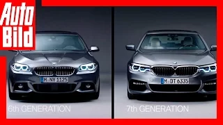 BMW 5er - der alte F10 gegen den Neuen G30  (2017) /English
