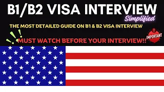 Video#31🌐 INTERVIEW MASTERY4 B1 & B2 VISA: ANSWERS, TIPS AND DOCUMENTS 4 ALL QUESTIONS!❌🌟#USVISA 🌎🗽