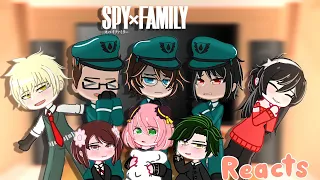 The Secret Police react to Forger Family|| Spy×family reacts// Loid & Yor// Gacha version