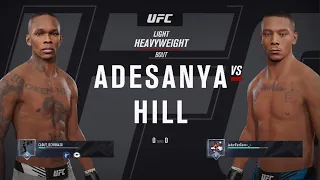 UFC 4 Hill vs Adesanya