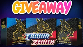 Pokemon Sword & Shield Crown Zenith Elite Trainer Boxes, Case Giveaway!!! Part 2/3
