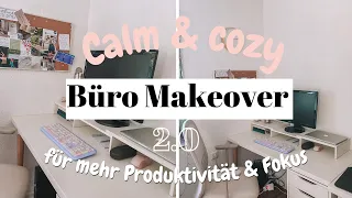 BÜRO MAKEOVER 2.0// Ein gemütliches & produktives Umfeld erschaffen