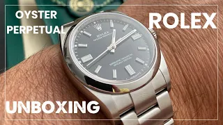 Rolex Oyster Perpetual 36mm Black Dial 126000 Unboxing