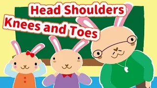 Head, Shoulders, Knees and Toes | Children Nursery Rhyme | Kids Songs | Baby Puff Puff