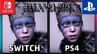 Hellblade: Senua's Sacrifice | Switch VS PS4 | Graphics Comparison & Frame Rate Test