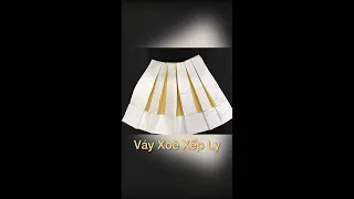 #shorts Váy Xoè Xếp Ly|Lộc Tailor |Chia Sẻ Kinh Nghiệm May Mặc