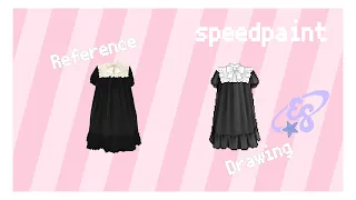 Everskies Dress speedpaint | Ibis Paint X #speedpaint #everskies #ibispaintx