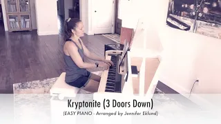 Kryptonite (3 Doors Down) - Easy Piano Sheet Music