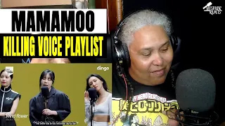 [4K] MAMAMOO's KILLING VOICE with perfect HARMONY/Egoistic, HIP, Dinga, AYA | Dingo Music | REACTION