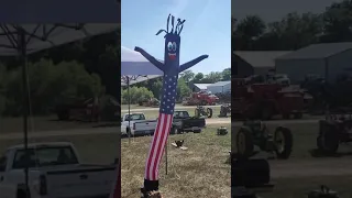 Patriotic American Flag Wind Sock Guy