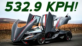 TOP 10 FASTEST PRODUCTION CARS IN THE WORLD 2021 | HINDI |