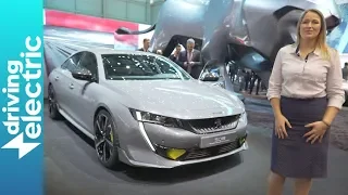 Peugeot 508 Peugeot Sport Engineered concept PHEV revealed - Geneva Motor Show - DrivingElectric