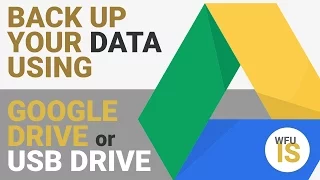 Back up and transfer your data using Google Drive or a USB External Drive