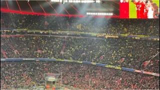 Insane Atmosphere In Start Of Germany Classico Bayern Munich Vs Dortmund 4-0