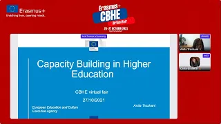 Plenary Session : The CBHE call under the 2021 – 2027 programme. What is new? - CBHE Virtual Fair 21