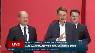 AUFGEREGTER EXPERTE Lauterbach nutzt Ernennung zum Gesundheitsminister zur Corona Kampfansage