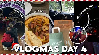 VLOGMAS DAY 4: WE WENT TO SEE THE XMAS LIGHTS + LAST MINUTE SHOPPING + BOY MOM LIFE & MORE!